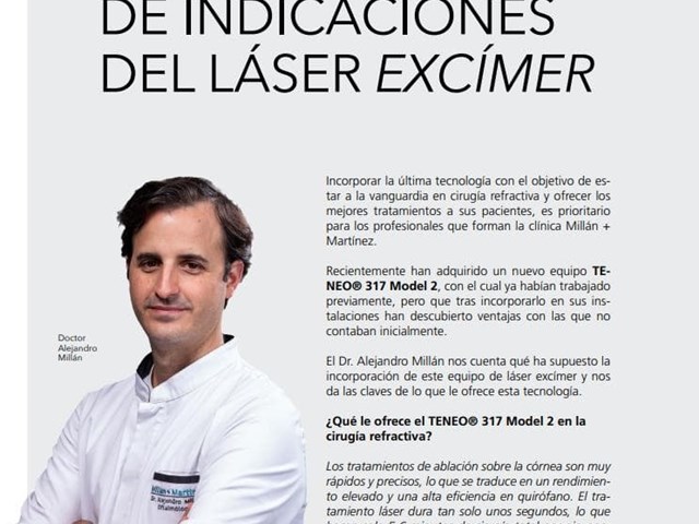 Entrevista al Dr. Millán sobre la cirugía refractiva con el Láser Excímer