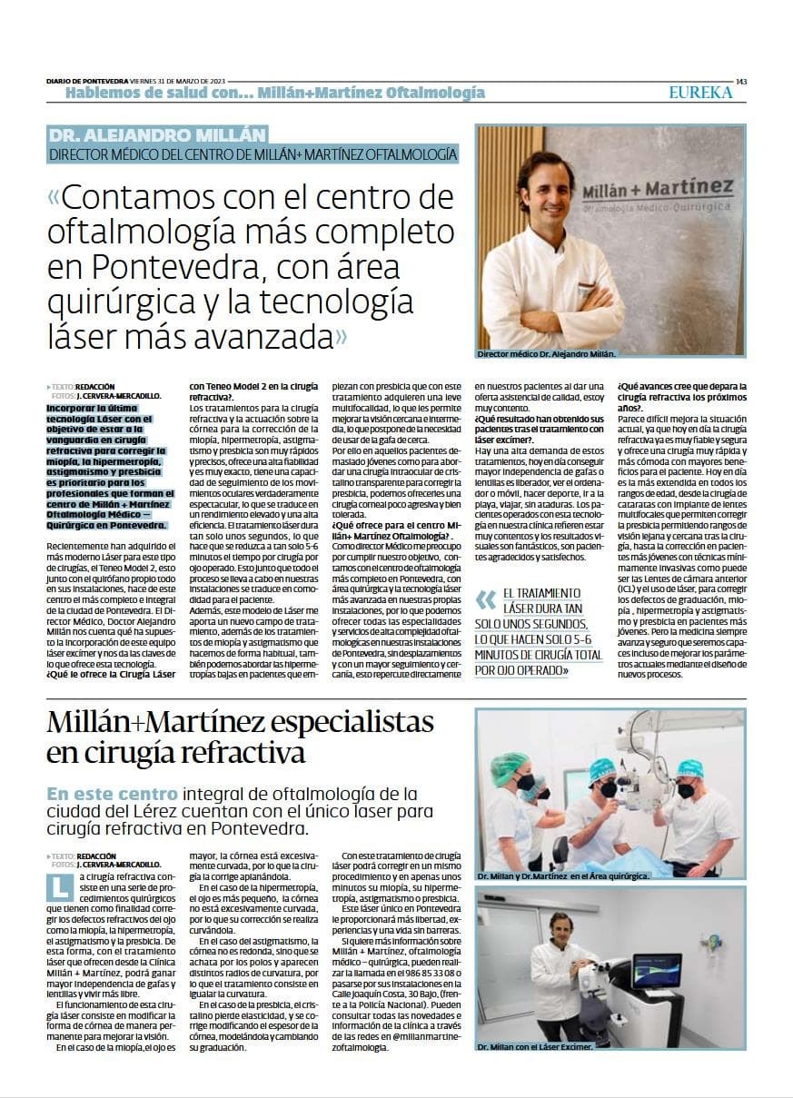 Hablemos de salud con... Millán+Martínez Oftalmología - Imagen 2